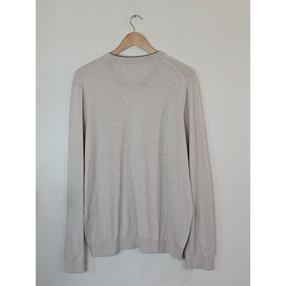 J. McLaughlin Milton Sweater Mens Size XL V Neck Lightweight Cashmere Blend - Picture 5 of 8